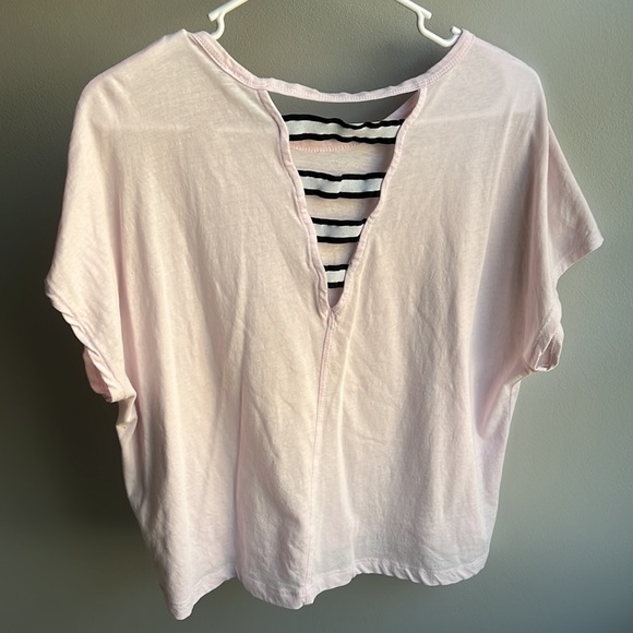 Sheer Oversized T-Shirt with Back Cutouts - Picture 2 of 5